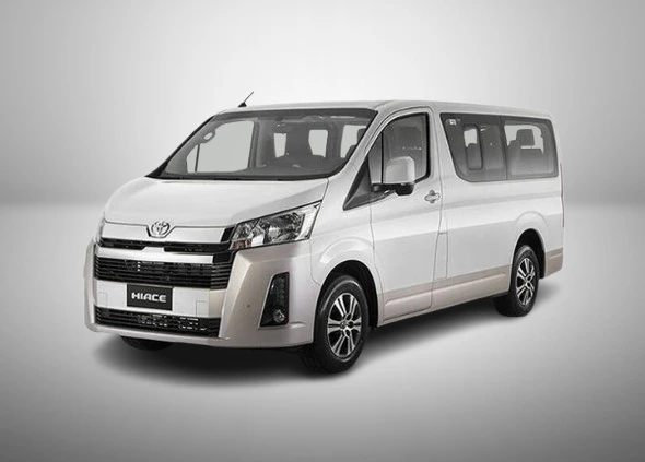 Toyota Hiace van for rent in Islamabad for 14 passengers