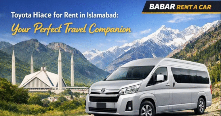Toyota Hiace for Rent in Islamabad